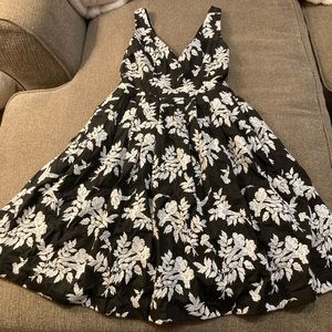 Betsey Johnson black and white cocktail dress